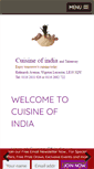 Mobile Screenshot of cuisineofindia.co.uk